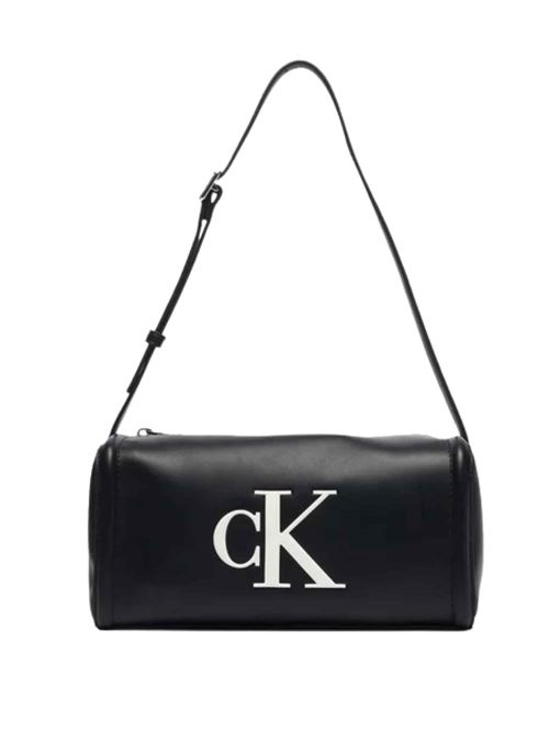 Borsa a spalla morbida con logo